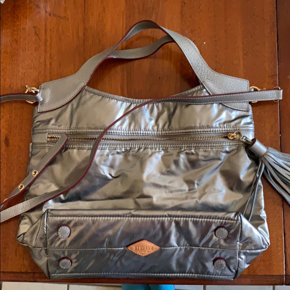 Silver MZWALLACE cross body purse